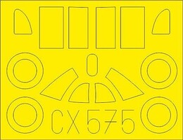 Eduard-Models 1/72 Eduard Mask La-5 early for Clear Prop