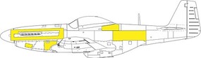 Eduard-Models 1/72 Mask Aircraft- P51D Surface Panels for EDU