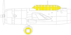 Eduard-Models 1/72 Mask Aircraft- Vengeance Mk II for DWN