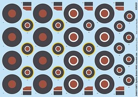 Eduard-Models 1/48 Eduard Decal Spitfire British WWII Roundels Late