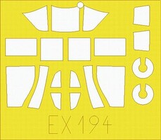 Eduard-Models 1/48 Eduard Mask Il-2 Stormovik Single Seater for Accurate Miniatures