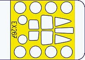 Eduard-Models TSR2 paint mask for Airfix