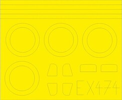 Eduard-Models 1/48 Eduard Mask SPAD XIII for Eduard