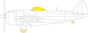 Eduard-Models 1/48 Eduard P-47D-25 TFace Masks