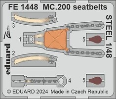 Eduard-Models 1/48 Eduard MC.200 seatbelts STEEL 1/48