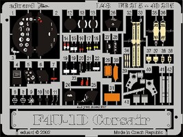 Eduard-Models 1/48 Eduard F4U-1D Photo Etch for Tamiya