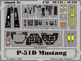Eduard-Models 1/48 Eduard P-51D Photo Etch for Tamiya