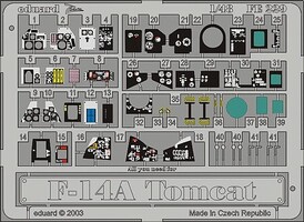 Eduard-Models 1/48 Eduard F-14A Tomcat Photo Etch for Hasegawa