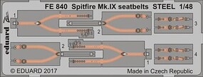 Eduard-Models 1/48 Eduard Spitfire Mk.IX seatbelts Steel for Eduard