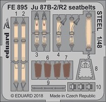 Eduard-Models 1/48 Eduard Ju 87B-2/R2 seatbelts Steel for Airfix