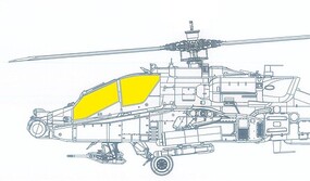 Eduard-Models AH64A Early paint mask for Trumpeter