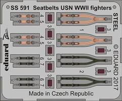 Eduard-Models 1/72 Eduard Seatbelts USN WWII fighters STEEL Photo Etch