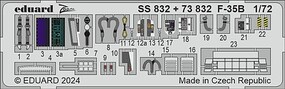 Eduard-Models 1/72 Eduard F-35B Zoom set for TAMIYA