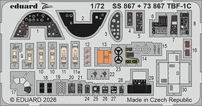 Eduard-Models 1/72 Eduard Zoom Set TBF-1C For HOBBY BOSS