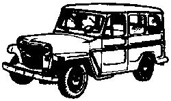 EKO Automobile Jeep Wagon HO Scale Model Railroad Vehicle #2078