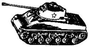 EKO Military US World War II Battle Tank M4 ''Sherman'' HO Scale Model Railroad Vehicle #4012