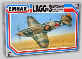 Emhar-squadron WWII LaGG3 Russian Fighter Plastic Model Airplane Kit 1/72 Scale #2002