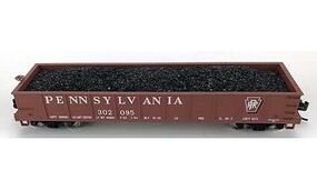 English HO Coal Load Bowser GS 40 foot Gondola