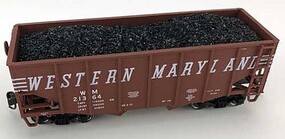 English HO Coal Load Bowser/Stewart 55 Ton Hopper