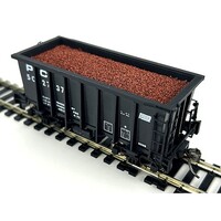 English HO Real Ore Load Bowser G39 Ore Car