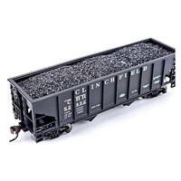 English HO Coal Load Walthers Trainline 2 Bay Hopper