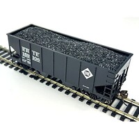 English HO Real Coal Load Bachmann 55 Ton USRA Hopper