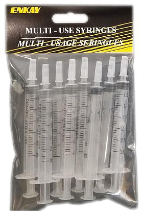 Enkay 3ml Multi-Use Straight Tip Syringes (8) (Bagged)