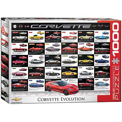 EuroGraphics Corvette Evolution 1000pcs Jigsaw Puzzle 600-1000 Piece #6000-0683