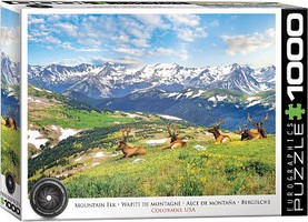 EuroGraphics Mountain Elk Puzzle (1000pc)