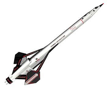 Estes Cosmic Interceptor Model Rocket Kit Skill Level 4 #1351