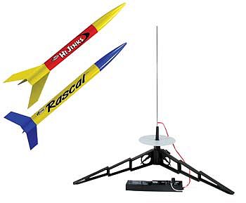 Estes Rascal/HiJinks Model Rocket Starter Set Ready To Fly #1499