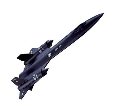 Hobby buy Lab SR-71 Blackbird Flying Model Rocket KIt