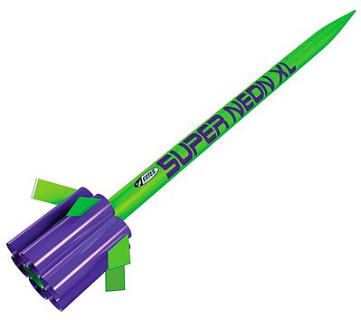 Estes Super Neon XL Model Rocket Kit Skill Level 3 #2425