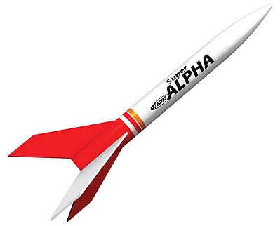 Estes Super Alpha Model Rocket Kit Skill Level 1 #3216