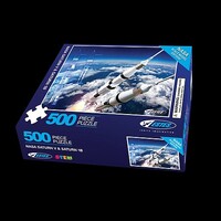 Estes NASA Saturn V +ACY- Saturn 1B 500 Piece Puzzle