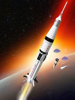 Estes Saturn 1B Model Rocket Kit Skill Level Master Pro #7251