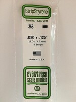 Evergreen Styrene Square Strips .188x.188 (4-pack) – Model Railroad Scratch Building Supply