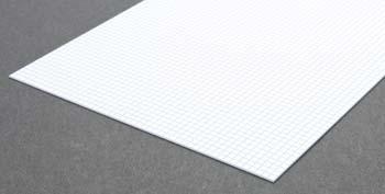 Evergreen Square Tile Sheet 1/8 inch Plastic Model Railroad Scratch Building Supply #4503
