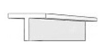 Evergreen .035 (.88mm) x 14 inch Polystyrene T Shape (4) Model Scratch Building Plastic Strip #761