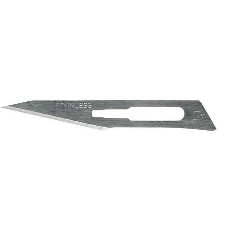 Excel Stainless Steel Angled Edge Scalpel Blades Hobby and Plastic Model Knife Blades #11