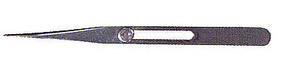 Excel Stainless Pointed Tweezers with Sliding Lock 4-3/4'' Hobby and Plastic Model Tweezers #30411