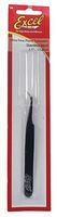 Excel Slanted Fine Point Tweezers 4.75'' (Blue) Hobby and Plastic Model Hand Tool #30423