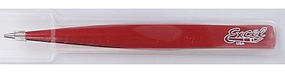 Excel Hollow Handle Fine Point Tweezers 4.75'' (Red) Hobby and Plastic Model Hand Tool #30428