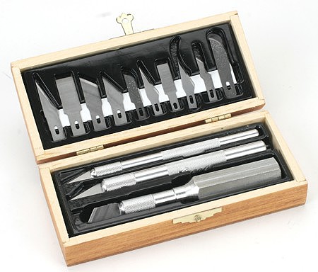 Excel Craftsman Knife Set (Carded) Hobby and Model Hand Tool Set #44383