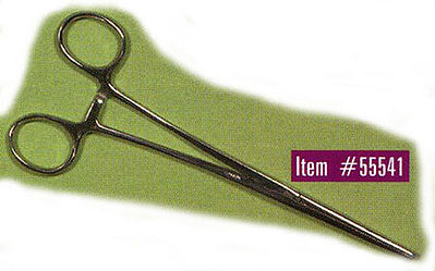 Excel Stainless Steel 7.5 Straight Nose Hemostats Hobby and Model Tweezer Tool #55541