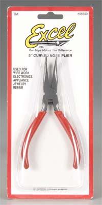 Excel Precision Bent Nose Pliers Hobby and Plastic Model Pliers #55590