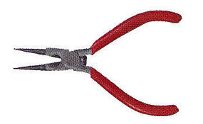 Excel Carbon Steel Round Nose Pliers Hobby and Plastic Model Pliers #55592