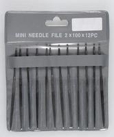 Assorted #2 Cut Mini Files w/ Vinyl Pouch (12 Piece) Hobby and Plastic Model File #55608