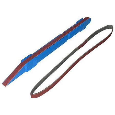 Excel Sanding Stick with 2 #120 Grit Belts (Red) Hobby and Plastic Model Sanding Tool #55722