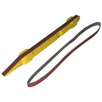 Excel Sanding Stick with 2 #400 Grit Belts (Yellow) Hobby and Plastic Model Sanding Tool #55725